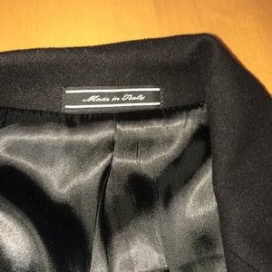 Men’s Luxurious Italian Made Black Coat